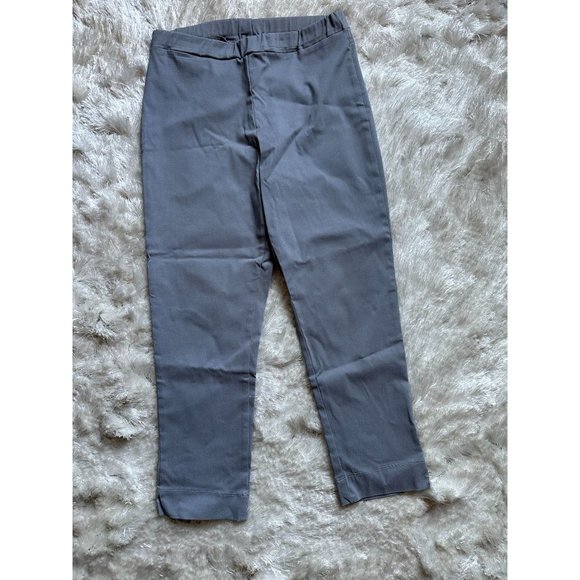 Clara Sun Woo gray cropped ankle pants Gray Medium - Picture 1 of 3